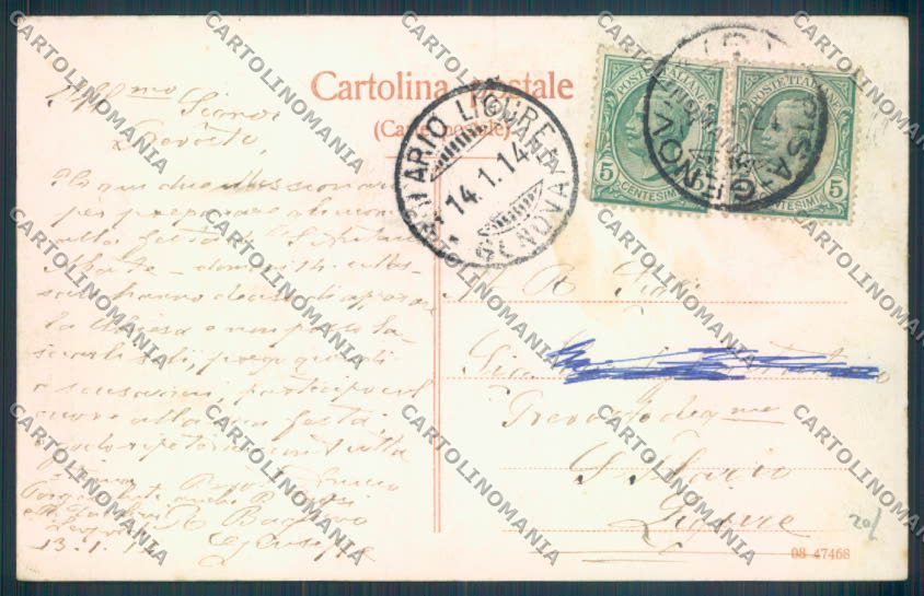 Genova Recco cartolina ZQ9589 – retro