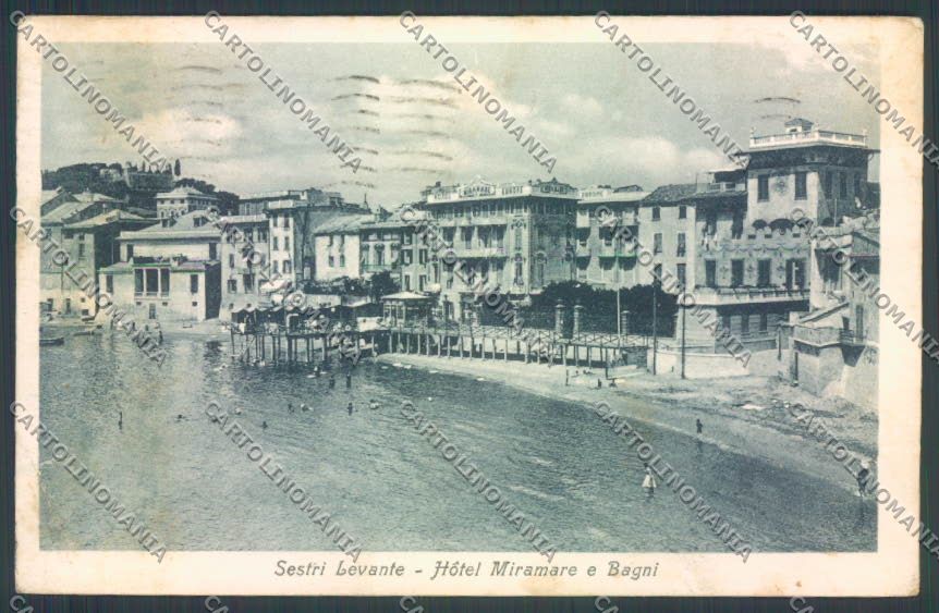 Genova Sestri Levante cartolina ZQ9601 – fronte