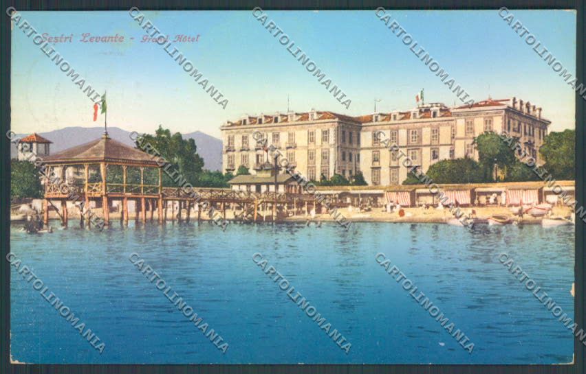 Genova Sestri Levante cartolina ZQ9612 – fronte