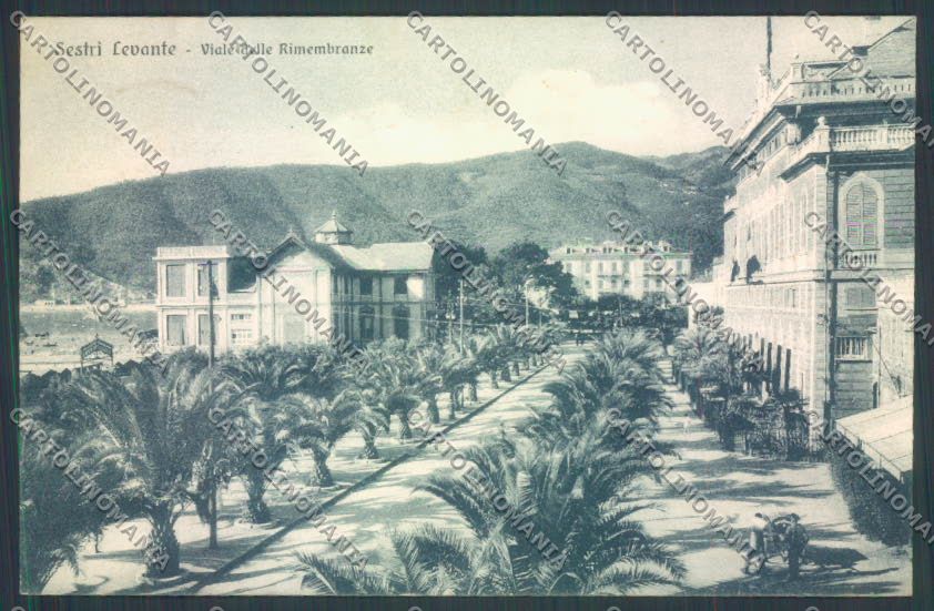 Genova Sestri Levante cartolina ZQ9627 – fronte