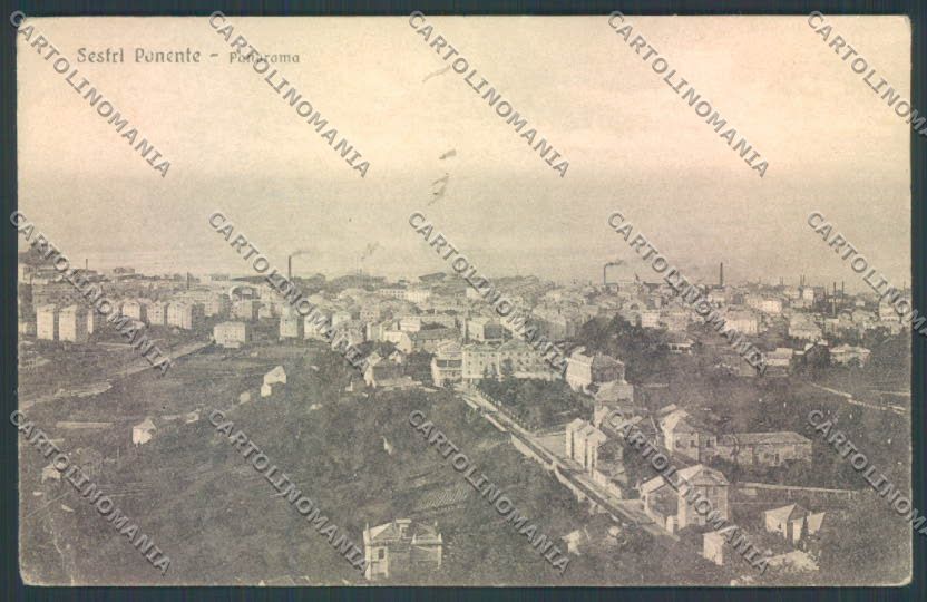Genova Sestri Ponente PIEGHINE cartolina ZQ9665 – fronte