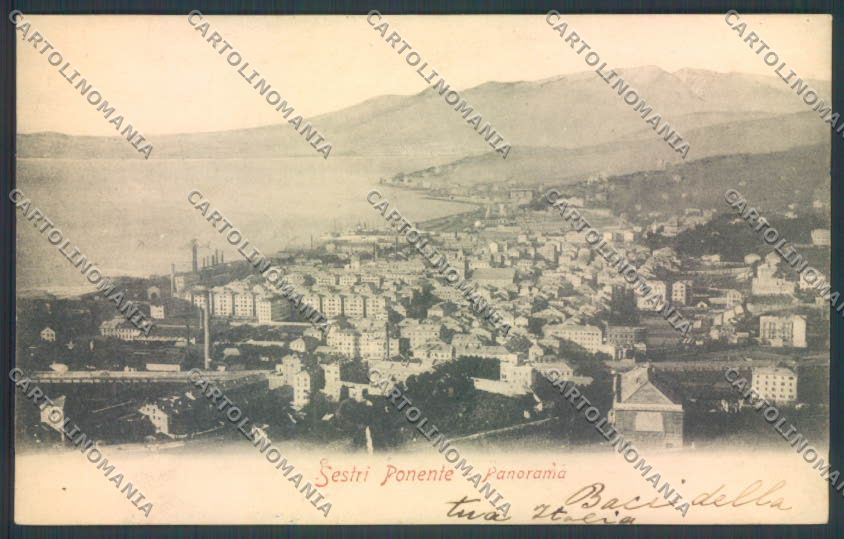 Genova Sestri Ponente cartolina ZQ9668 – fronte