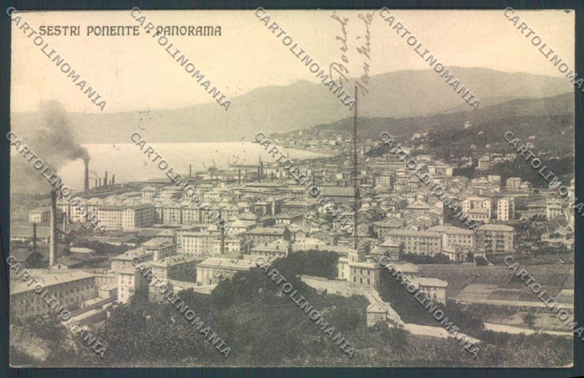 Genova Sestri Ponente cartolina ZQ9670 – fronte