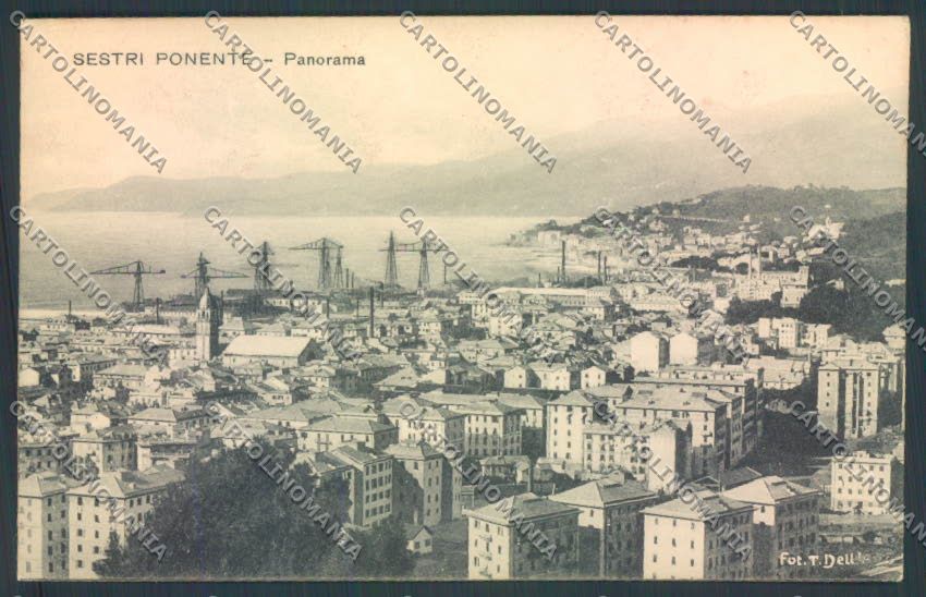 Genova Sestri Ponente cartolina ZQ9673 – fronte