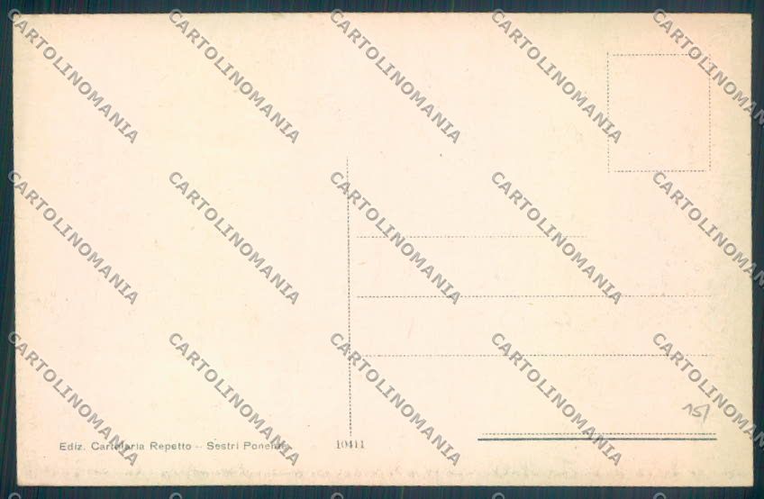 Genova Sestri Ponente cartolina ZQ9673 – retro