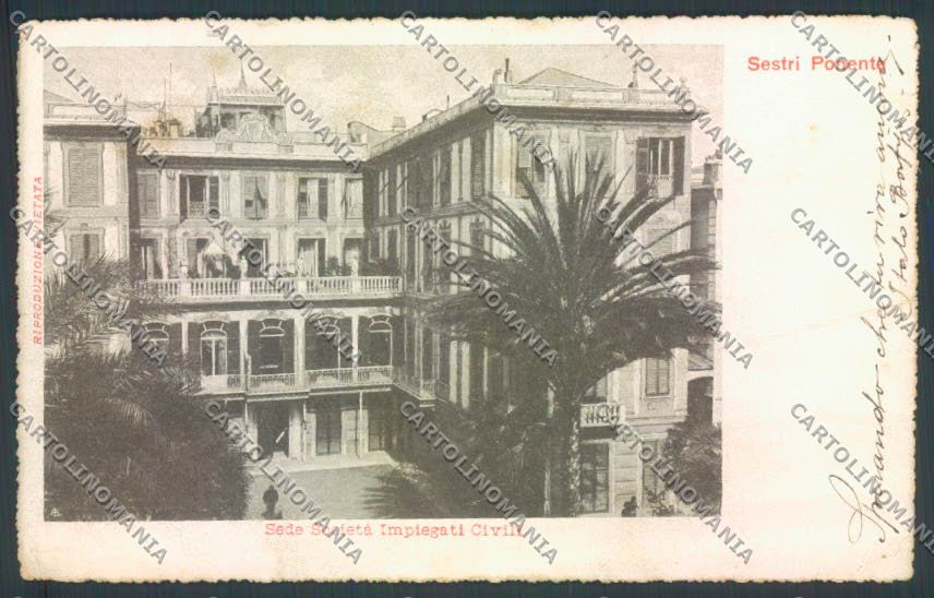 Genova Sestri Ponente PIEGHINE cartolina ZQ9680 – fronte