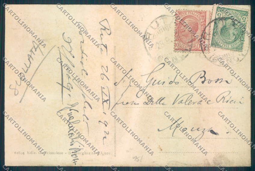 Genova Camogli Ruta SCOLLATA cartolina ZQ9685 – retro