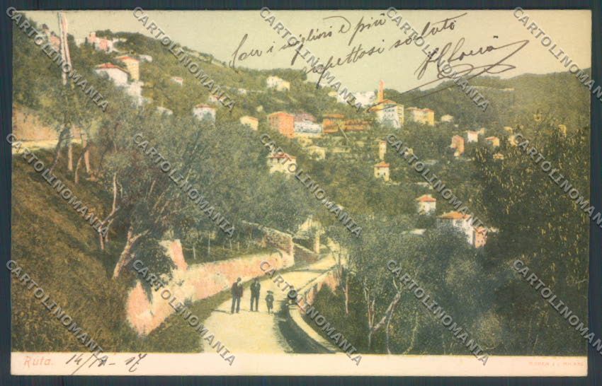Genova Camogli Ruta cartolina ZQ9688 – fronte
