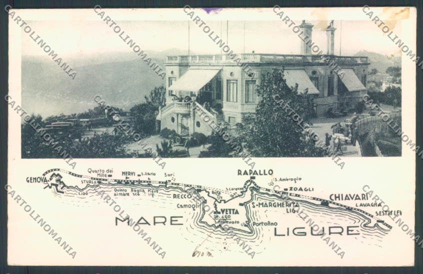 Genova Portofino ABRASA cartolina ZQ9690 – fronte