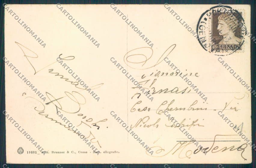 Genova Portofino Kulm cartolina ZQ9695 – retro