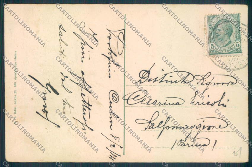 Genova Portofino Kulm cartolina ZQ9697 – retro