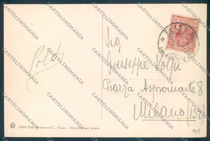 Genova Portofino Kulm cartolina ZQ9698 – retro