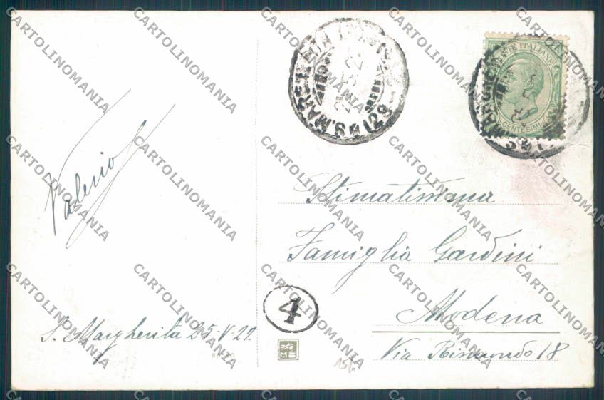 Genova Santa Margherita Ligure Paraggi cartolina ZQ9716 – retro