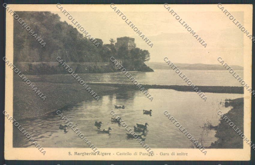 Genova Santa Margherita Ligure Paraggi cartolina ZQ9717 – fronte