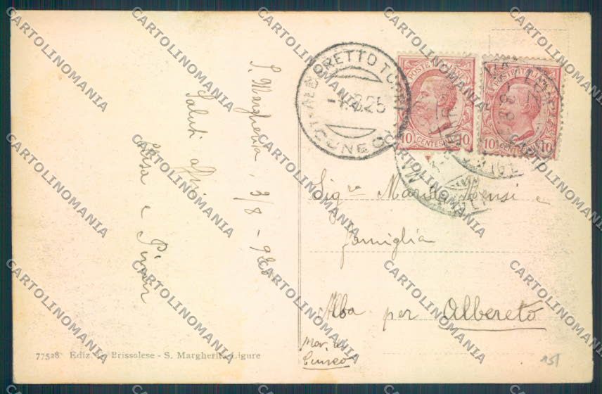 Genova Santa Margherita Ligure Paraggi cartolina ZQ9717 – retro
