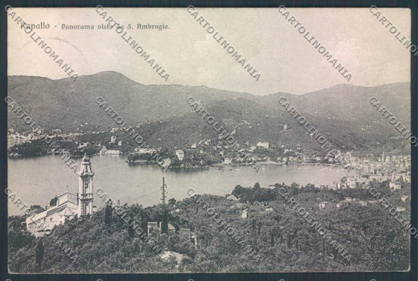 Genova Rapallo cartolina ZQ9729 – fronte