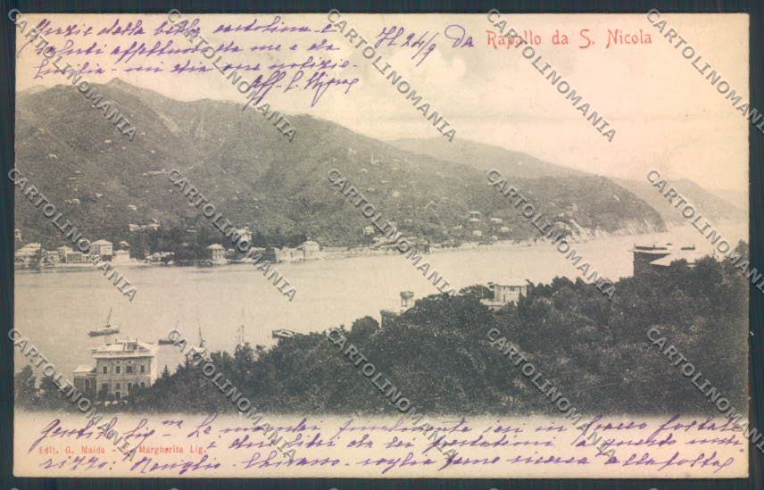 Genova Rapallo cartolina ZQ9735 – fronte