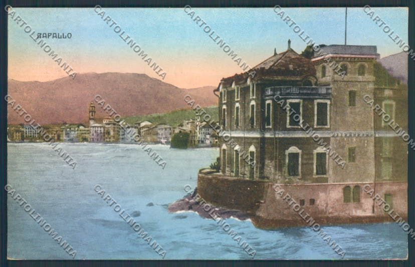Genova Rapallo cartolina ZQ9739 – fronte