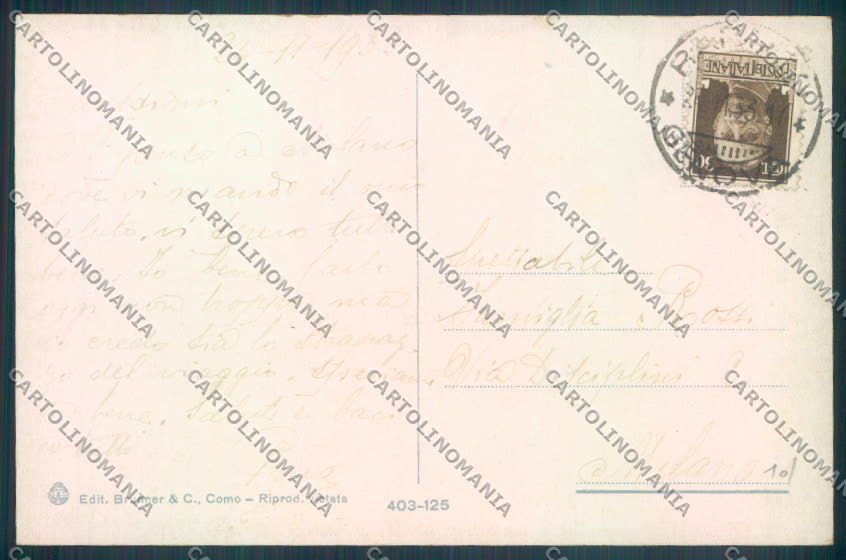 Genova Rapallo cartolina ZQ9740 – retro