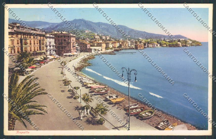 Genova Rapallo Barca STRAPPINO cartolina ZQ9741 – fronte