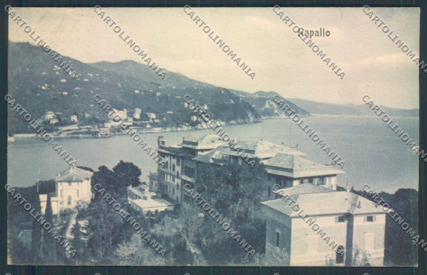 Genova Rapallo PIEGHINA cartolina ZQ9742 – fronte
