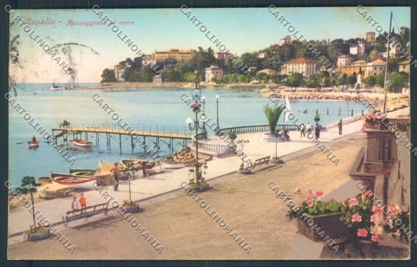 Genova Rapallo cartolina ZQ9752 – fronte