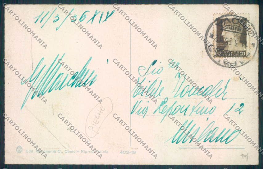 Genova Rapallo PIEGHE cartolina ZQ9753 – retro