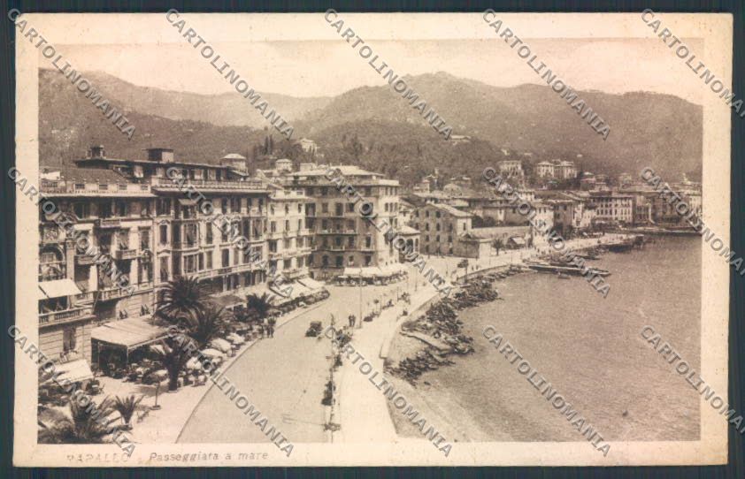 Genova Rapallo cartolina ZQ9758 – fronte