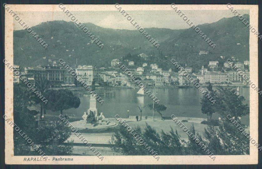 Genova Rapallo PIEGHINA cartolina ZQ9765 – fronte