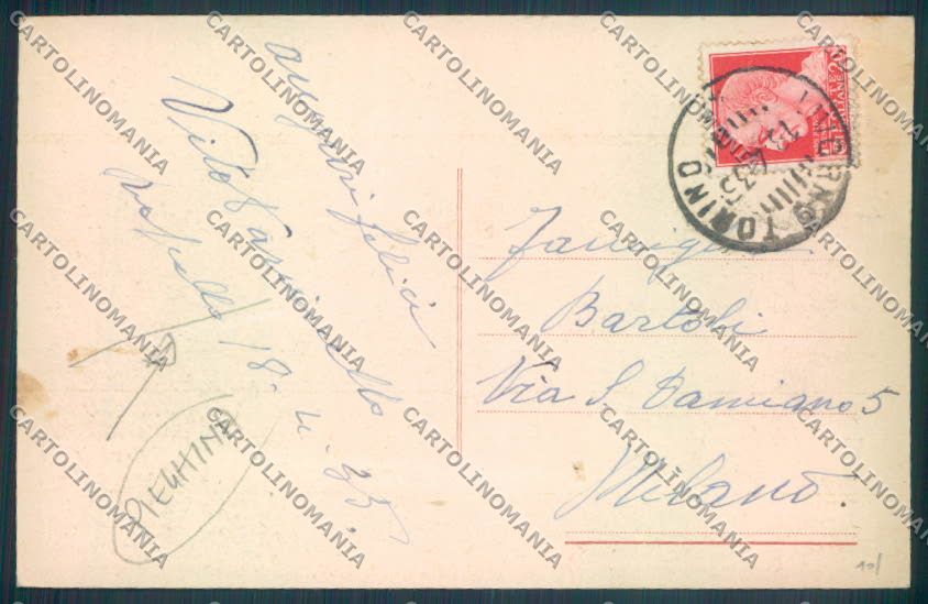 Genova Rapallo PIEGHINA cartolina ZQ9765 – retro