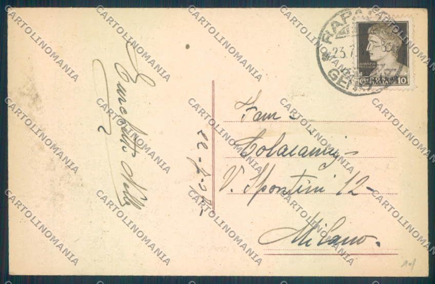 Genova Rapallo Veliero cartolina ZQ9769 – retro