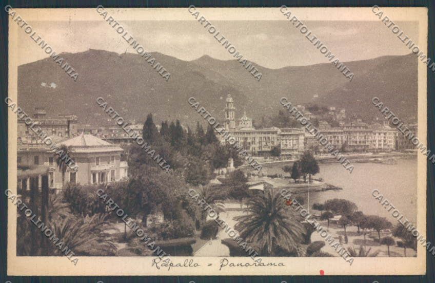 Genova Rapallo MACCHIE cartolina ZQ9776 – fronte