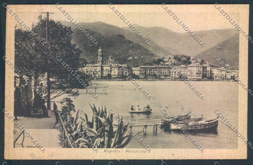Genova Rapallo Barca cartolina ZQ9799 – fronte