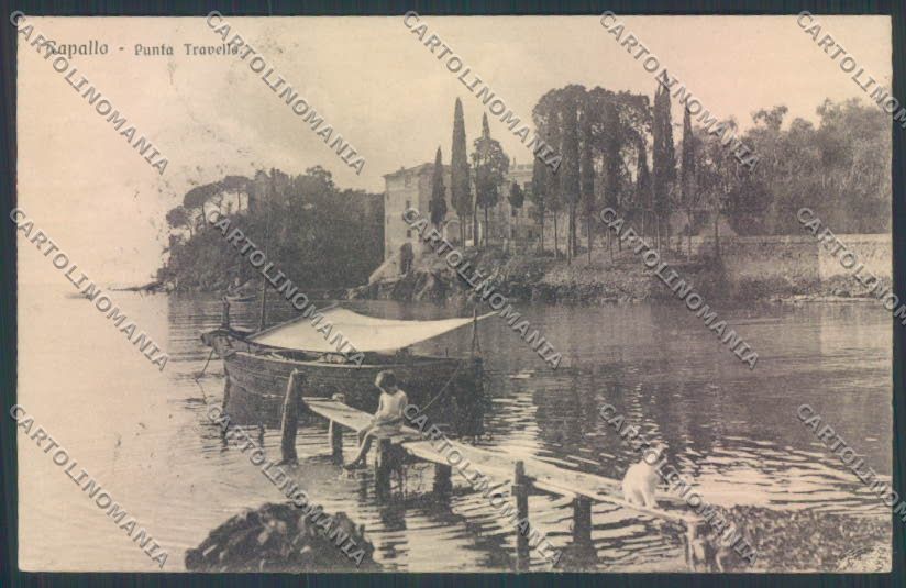 Genova Rapallo Barca cartolina ZQ9801 – fronte