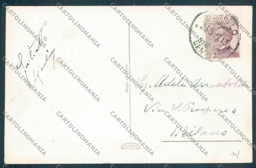 Genova Rapallo Barca cartolina ZQ9804 – retro