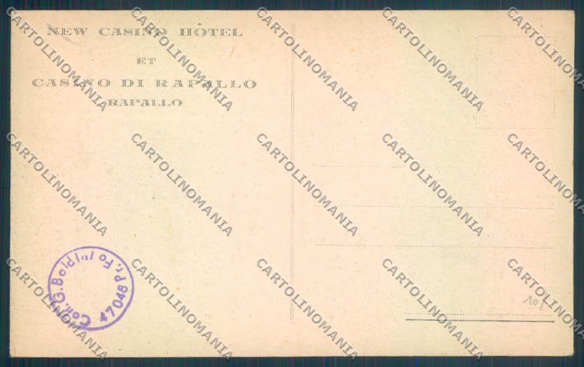 Genova Rapallo cartolina ZQ9807 – retro