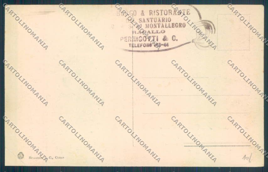 Genova Rapallo Saluti da PIEGA cartolina ZQ9809 – retro