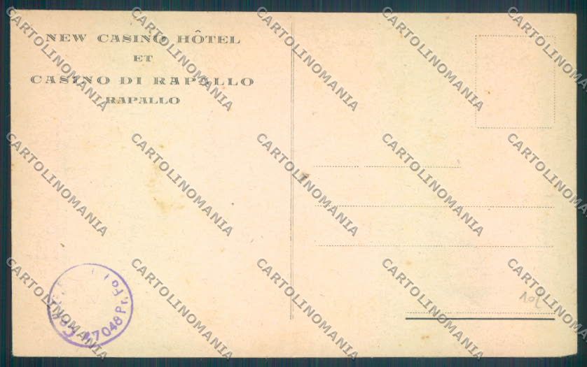 Genova Rapallo cartolina ZQ9841 – retro