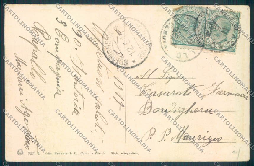 Genova Rapallo cartolina ZQ9842 – retro