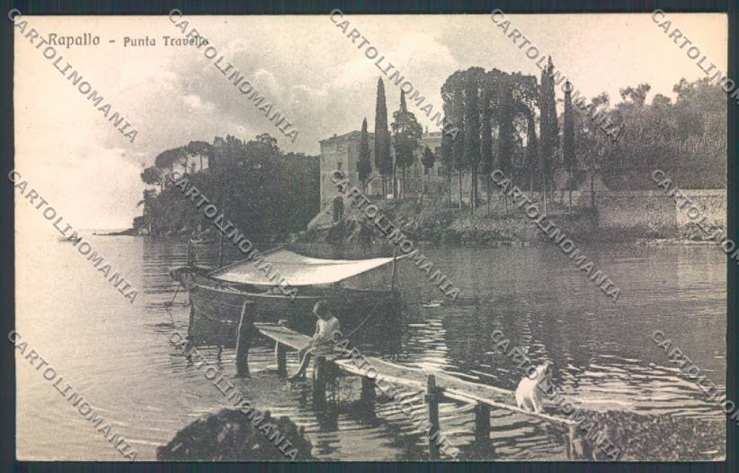 Genova Rapallo Barca cartolina ZQ9845 – fronte