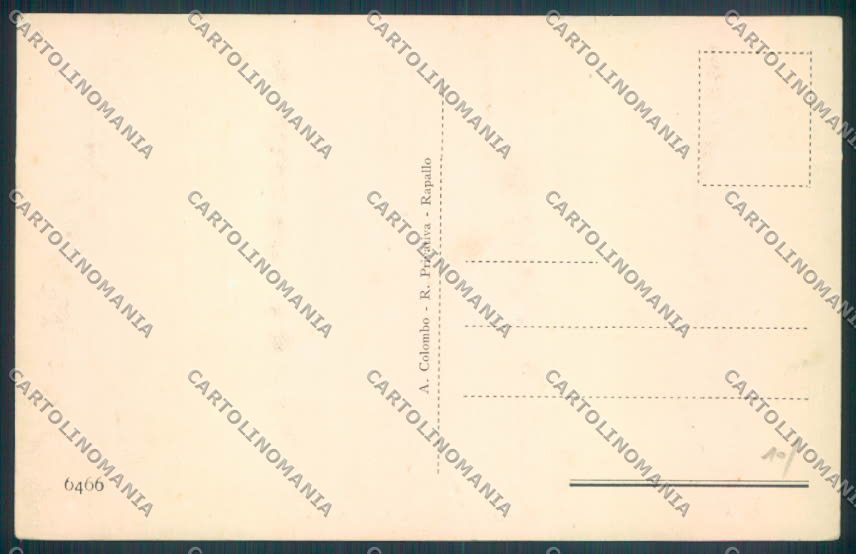 Genova Rapallo cartolina ZQ9852 – retro