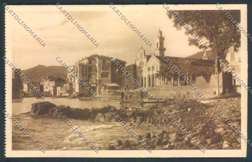 Genova Rapallo TRACCE UMIDO cartolina ZQ9860 – fronte