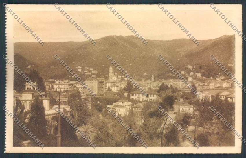 Genova Rapallo TRACCE UMIDO cartolina ZQ9864 – fronte
