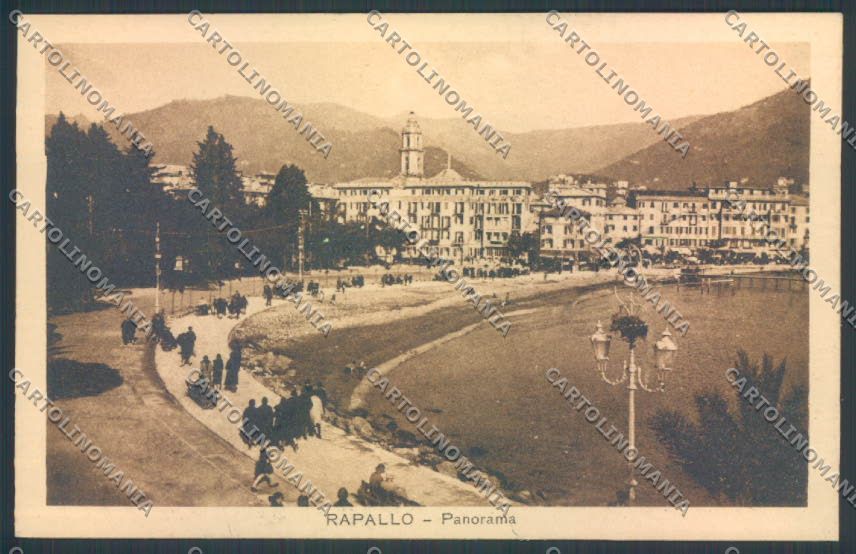 Genova Rapallo cartolina ZQ9867 – fronte
