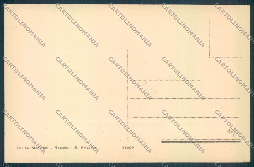 Genova Rapallo cartolina ZQ9867 – retro
