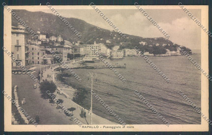Genova Rapallo cartolina ZQ9871 – fronte