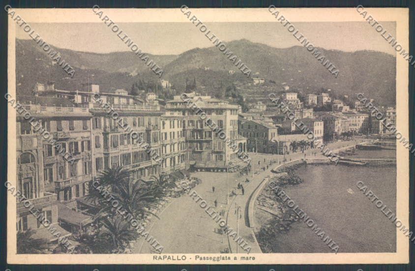 Genova Rapallo cartolina ZQ9872 – fronte
