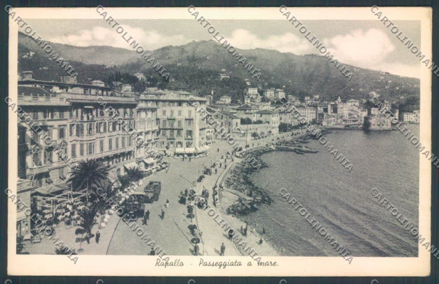 Genova Rapallo cartolina ZQ9873 – fronte