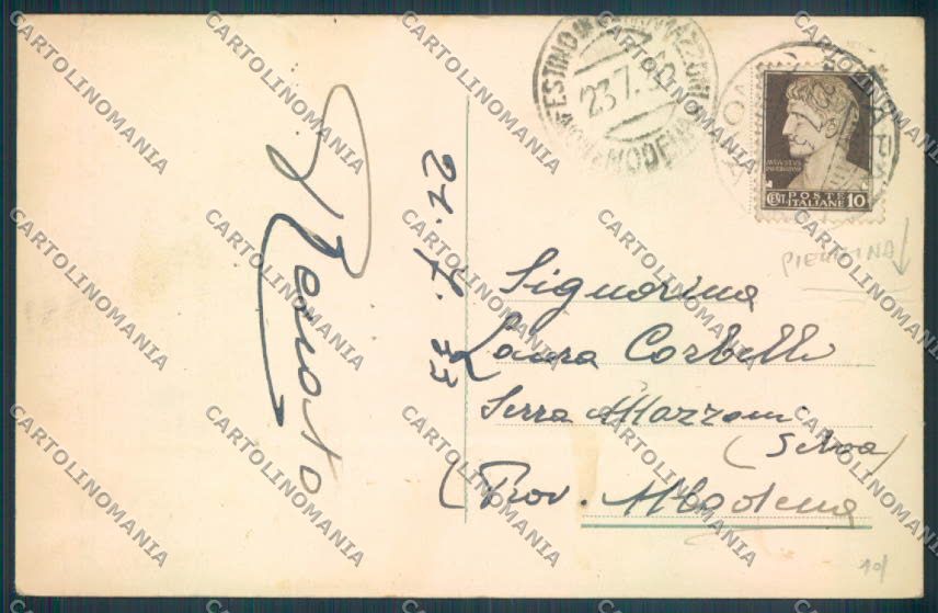 Genova Rapallo PIEGHINE cartolina ZQ9874 – retro
