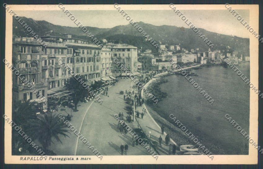 Genova Rapallo cartolina ZQ9876 – fronte